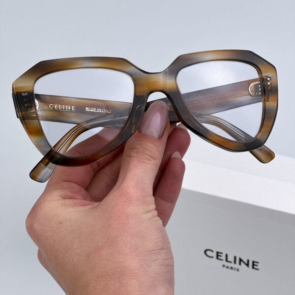 Celine CL40046U 55A BRAND NEW Sunglasses Havana Smoke Photochromatic Women - Picture 1 of 11